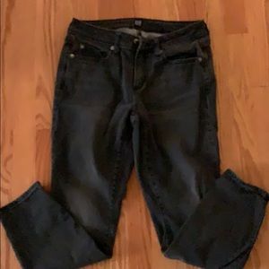 Gap curvy skinny petite jeans in charcoal grey